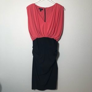 Maggy Boutique (Nordstrom) Coral & Black Dress
